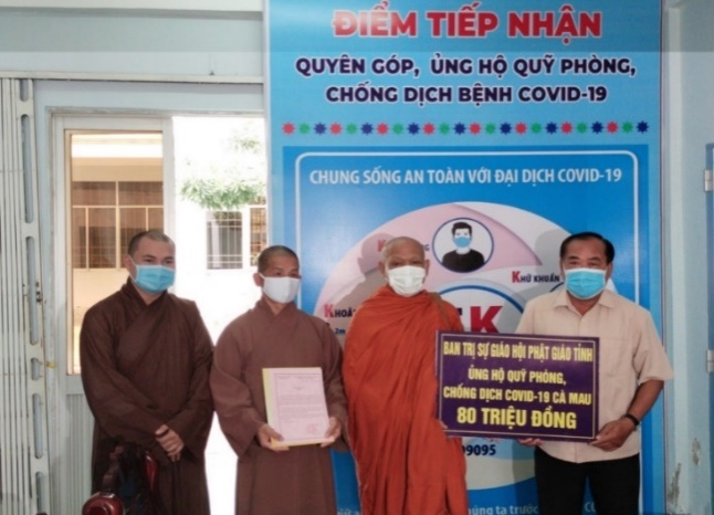 Religious people in Ca Mau proactively engage in Covid-19 fight
