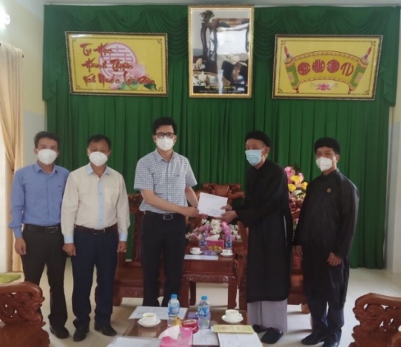 Home affairs ministry’s working group visits Vietnam Pure – Land Buddhist Association