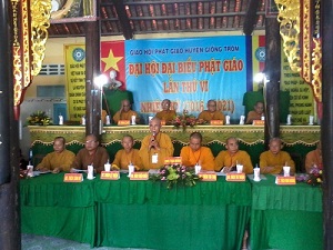 Buddhist Sangha in Ben Tre’s Giong Trom district holds 6th congress