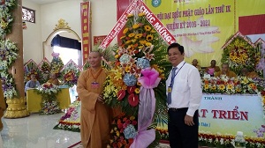 Buddhist Chapter in Tien Giang’s Chau Thanh district holds Buddhist congress 