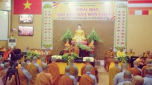 Buddhist Chapter in Kien Giang holds Buddhist ordination conference