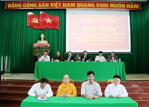 Promoting religious roles in environmental protection in Đak Lak