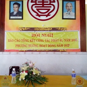 Social, charitable activities of Buddhist Temple under Pure-Land Buddhist Association in Tien Giang 