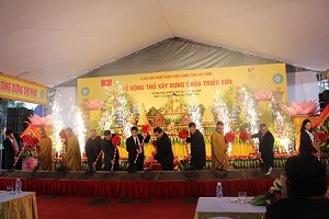 Construction of Buddhist pagoda started in Ha Tinh