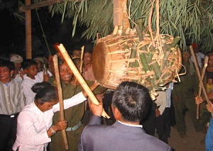 Drum beating festival of Ma Coong people