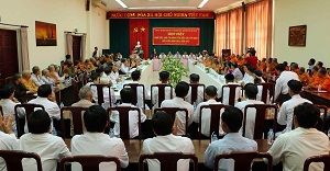 Soc Trang provincial authorities hold traditional New Year meeting with local religious leaders