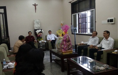 Catholic Diocese of My Tho hosts traditional New Year meeting with local authorities