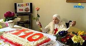 Italy's oldest nun shares tips for a long life on 110th birthday