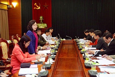 VFF leader inspects religious affairs in Hanoi