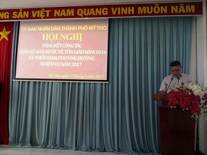 Annual meeting on religious affairs held in Tien Giang