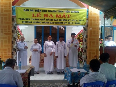 New representative committee of Correction-Path Caodai Church in Tien Giang makes debut 