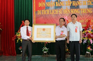 Song Trung Temple in Quang Binh receives historical relic recognition