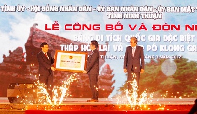 Cham towers in Ninh Thuan recognized as special national relics