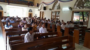 Evangelical Church holds training meeting on its new regulation for key members in Binh Dinh