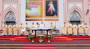 Da Nang Diocese holds mass on God’s mercy