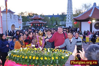 Buddha’s birthday, 10th anniversary of Truc Lam Kharkov pagoda in Ukraine