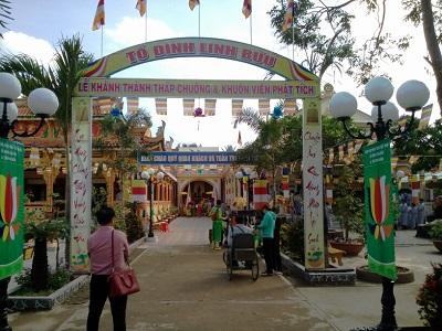 Bell tower in Linh Buu Pagoda, Tien Giang inaugurated