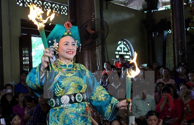 Mother Goddess worship festival underway in Yen Bai