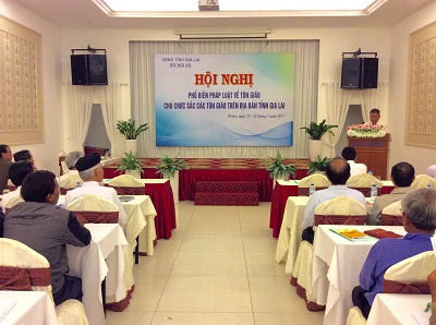 Gia Lai province disseminates religious laws to local dignitaries