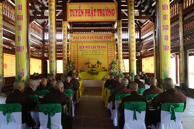 Nghe Tinh Buddhist ordination conference held in Ha Tinh