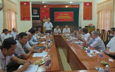 Exchange of working experiences between Catholic solidarity committee from Quang Binh, Hanoi 