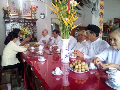 Department of Home Affairs in Tien Giang extends visits to local Caodai churches