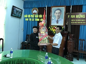 Religious committee in Kien Giang extends congratulation to Hoa Hao Buddhist Church on its founding anniversary