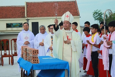 Catholic parish in Quang Binh starts construction of tenet training facility