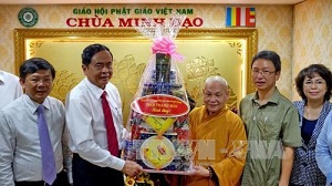 New VFF President meets religious dignitaries in Ho Chi Minh City