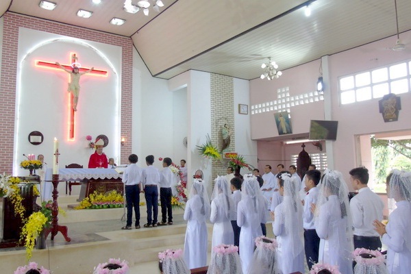 Confirmation ceremony held in Ngu Hiep parish