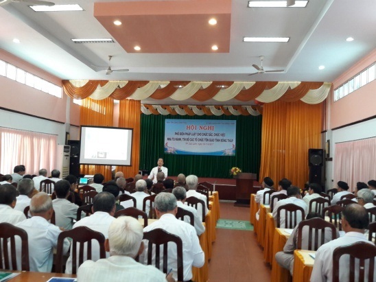 GCRA disseminates religious laws in Dong Thap