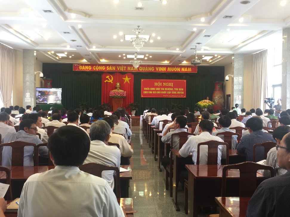 Dissemination of religious law in Dong Nai