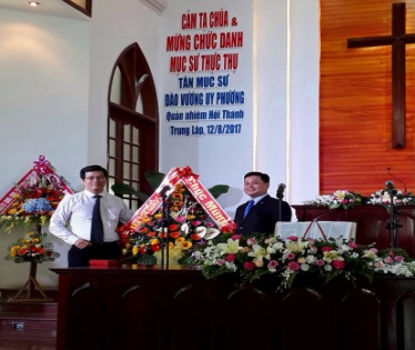 Protestant Church in Da Nang ordained new Pastor