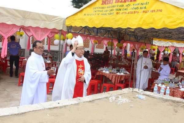 Construction work for new Catholic church started in Tien Giang