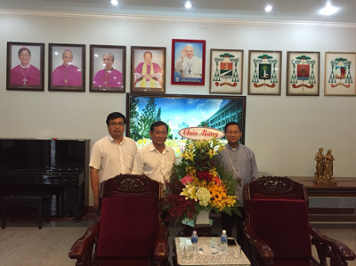 Religious Committee in An Giang extends congratulation to new Coadjutor Bishop of Long Xuyen 