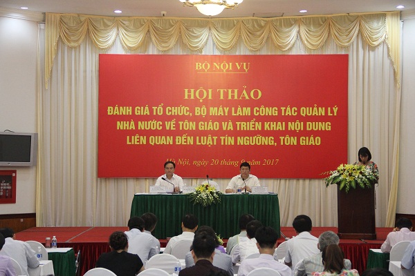 Seminar on organizational structure of state administration on religious affairs for Northern region held in Hanoi