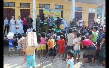 Buddhists support for Doksuri victims in Quang Binh