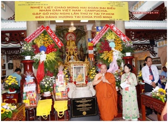 Cambodian Deputy Prime Minister visits Pho Minh pagoda