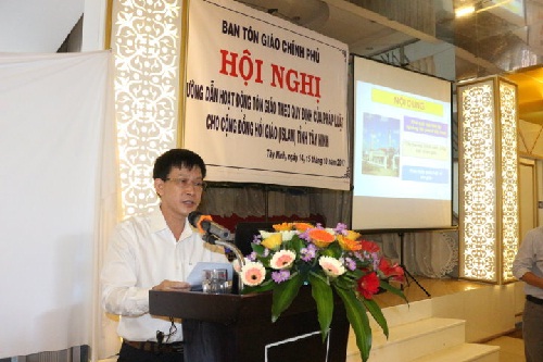 GCRA holds workshop on religious laws for Islamic community in Tay Ninh