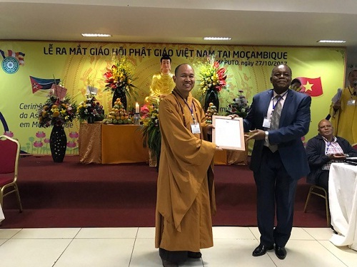 Vietnam Buddhist chapter established in Mozambique