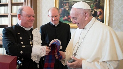 Pope tells Church of Scotland Moderator of their 'true fraternity'