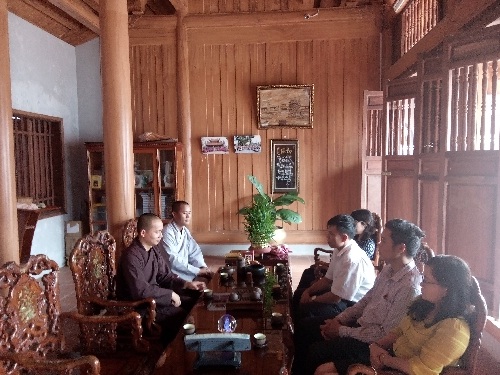 Religious committee in Quang Binh meets with Buddhist Executive Board of Le Thuy district