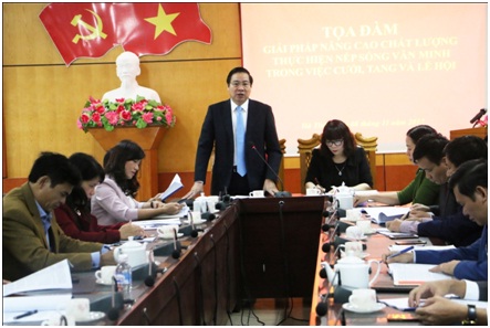 Seminar promoting advanced lifestyles in weddings, funerals, festivals held in Ha Tinh