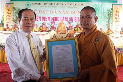 Work starts on Truc Lam Zen Monastery in An Giang