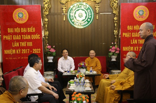 Government religious committee visits Buddhist church ahead of its national congress