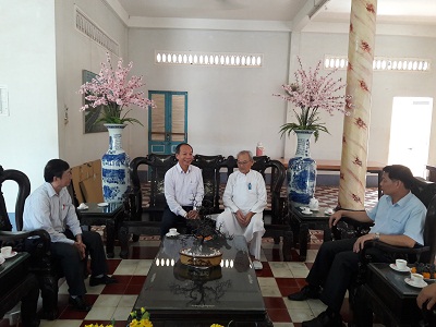 GCRA Vice Chairman  meets with Standing Committee of Tay Ninh Caodai Church