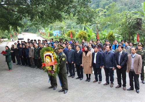 The 45th anniversary of the martyrs’heroic sacrifice in Hang Tam Co and Road 20-Quyet Thang