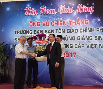 GCRA Chairman extends Christmas greetings to Vietnam Conference of Major Superiors of Religious