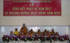 Buddhist executive boards in Tien Giang review annual social, charitable activities