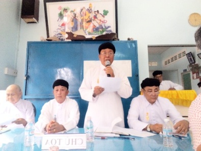 Religious committee in Tien Giang disseminates decree guiding implementation of religious law to Caodai dignitaries